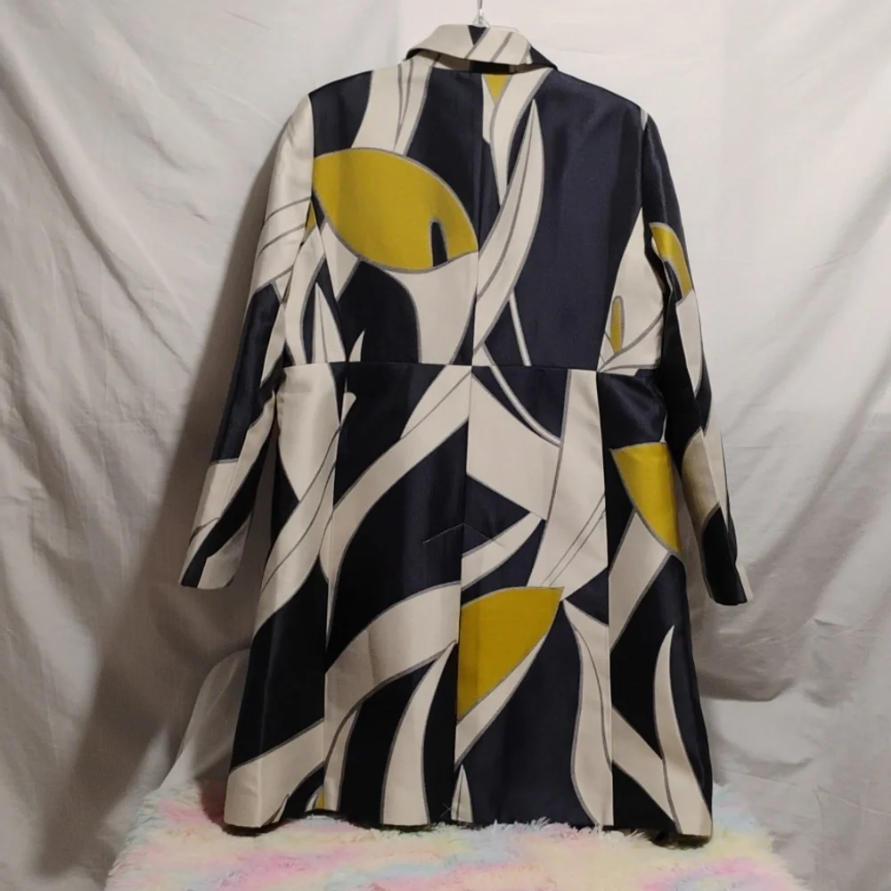 SALE! NWT Ann Taylor Petite Classy Multicolor Long Silky Soft Jacket (X-54) - Picture 7 of 14